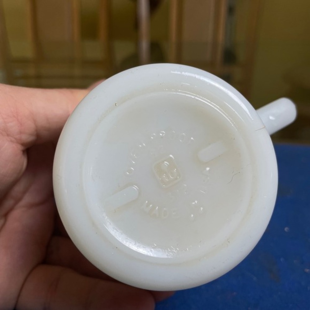 Vintage‎ Milk Glass Coffee Mug Church of God Prime Time Club 1985 - Picture 3 of 4